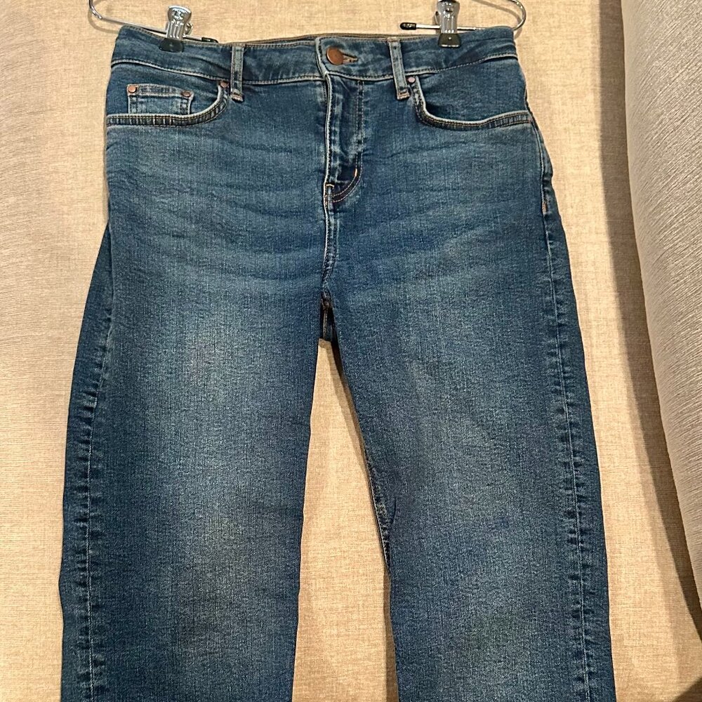 Blue Slim Straight Boden Jeans
